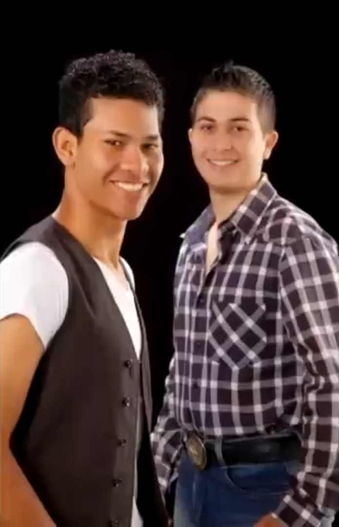 Foto promocional antiga da dupla