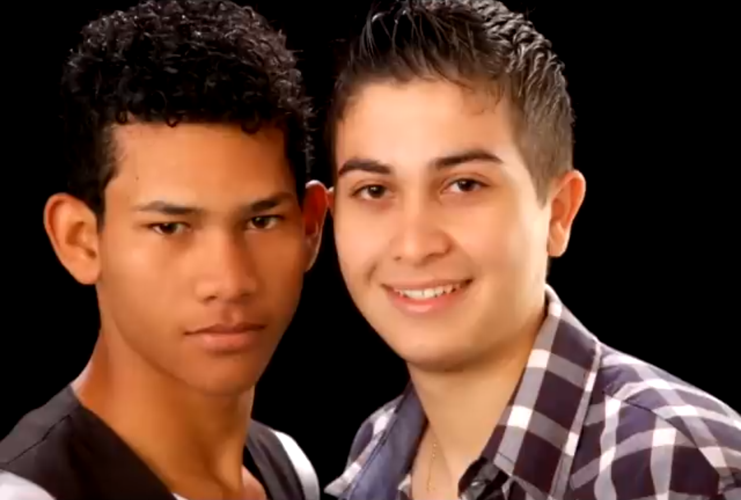Retrato antigo da dupla