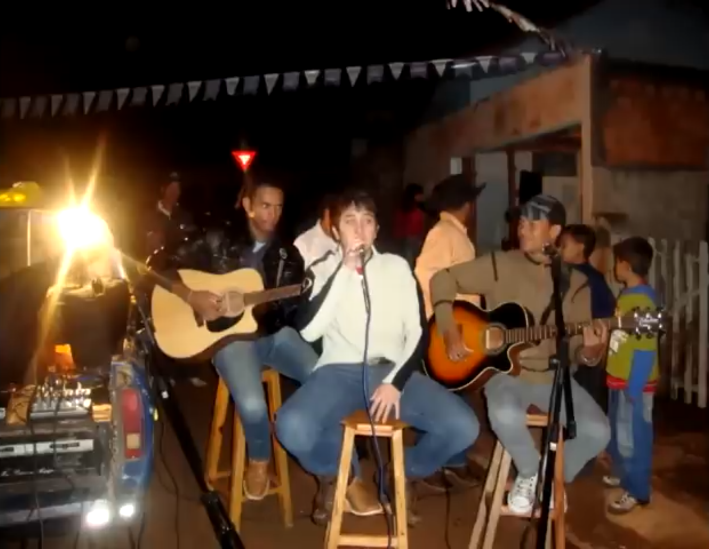 Show da dupla em evento de rua